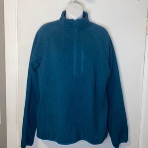 TELLURIDE CLOTHING CO Blue Coral 1/4 Zip Knit Pullover-M NWT